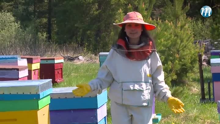 Молодые девушки в пчеловодстве