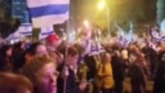 Протестующие в Израиле вышли на митинг