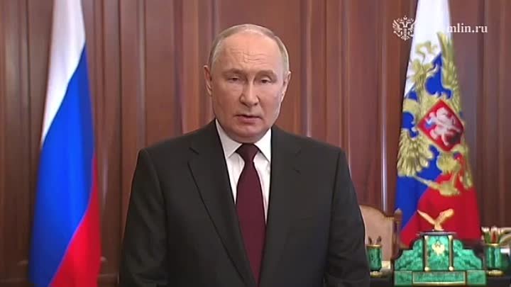 Видеообращение Владимира Путина к гражданам России