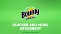 Bounty Quick-Size Paper Towels, White, 16 Family Rolls = 40 ...