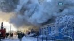 Появились кадры тушения горящего дома во Владимирской област...
