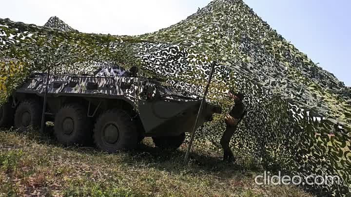 Курья, плетение маскировочных сетей. Автор ролика А. Торшина. 