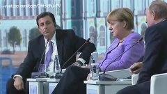 Реакция Меркель на &quot;юмор&quot; Путина | Merkel&#39;s reaction on Puti...