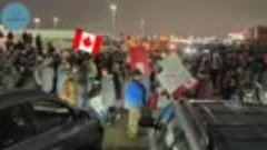 Jan24 - Footage Of The Canadian Freedom Truck Protest Ride P...