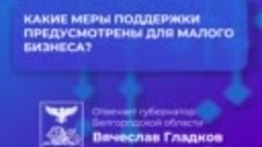 Власти региона разрабатывают меры поддержки для малого бизне...