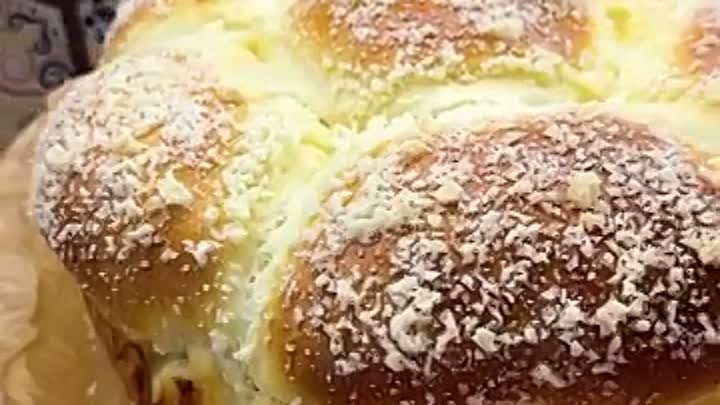 Воздушные булочки с повидлом 🥐