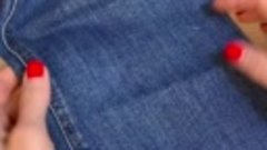 Как заузить джинсы по длине и сохранить оригинальный шов