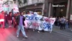 Митинг против НАТО в Неаполе