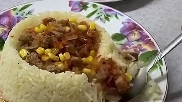 Как красиво подать рис 🍚