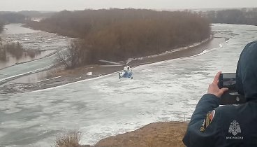 Паводок взрывы льда