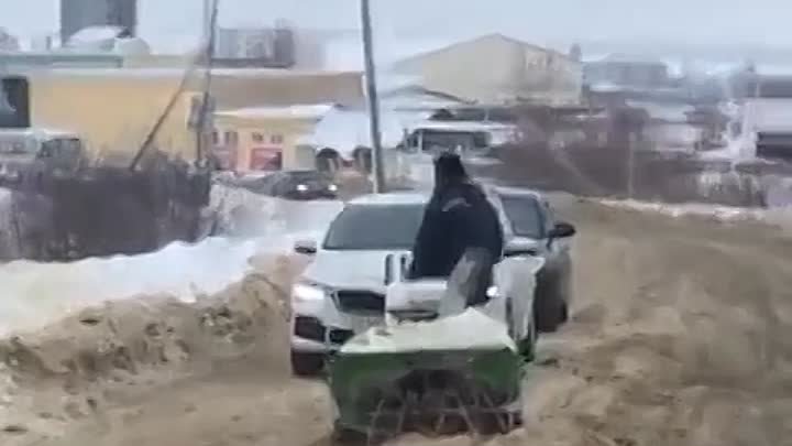 Уборка снега ❄️