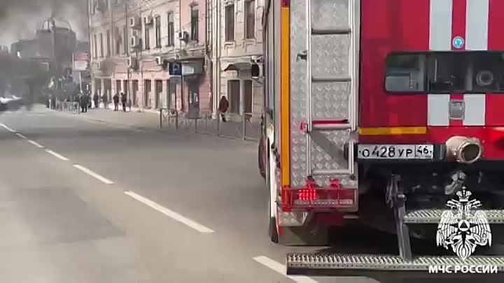 В Курске автобус протаранил несколько машин