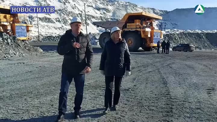 Глава Асбеста Н.Тихонова посетила карьер комбината