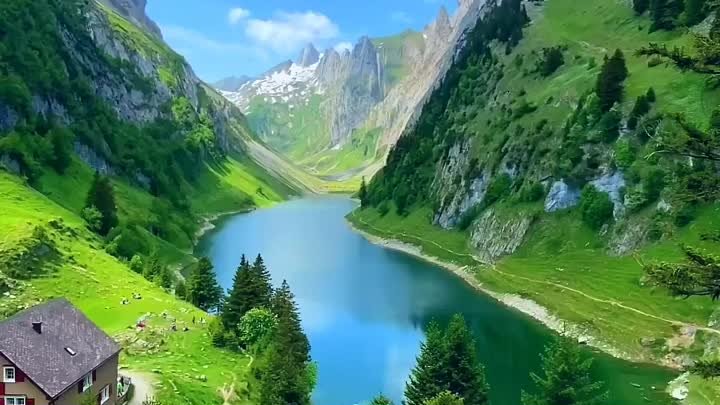 Озеро Фелен. Альпштайн, Швейцария.