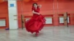 Ручеек - цыганский танец - Полина Стрельникова. Народный анс...