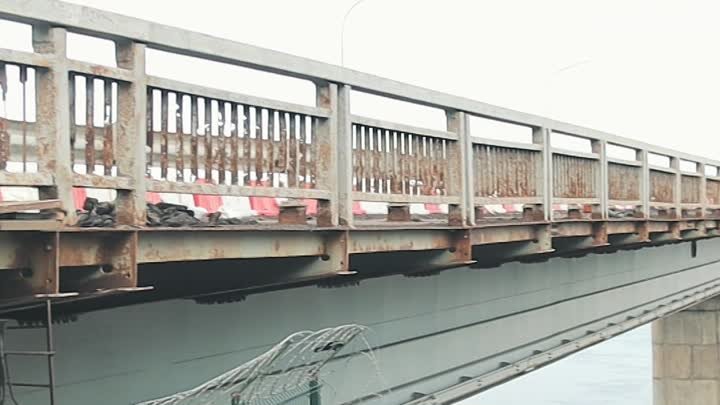 Начался ремонт моста через реку Вятку на подъезде к городу Советску