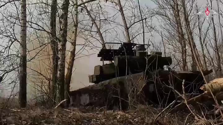 Боевая работа экипажей танка Т-80БВ