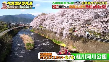 ベスコングルメ 240428 動画 春の山中湖SP石原良純と桜咲く富士山の麓を絶景サイクリング！ | 2024年4月28日