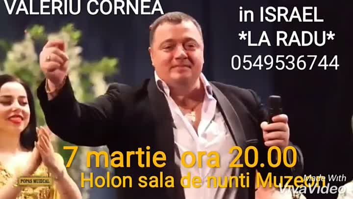 UN CADOU DE 8 MARTIE PENTRU TOATE FEMEILE *VALERIU CORNEA*  IN ISRAE ...