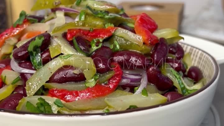 ОЧЕНЬ ВКУСНЫЙ ОВОЩНОЙ САЛАТ(МОЖНО В ПОСТ) 🥗