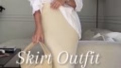 Skirt Outfit Inspo. 꾸민듯 안꾸민듯 심플하고 세련된 스커트 코디 룩북.