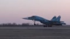 Боевая работа экипажей самолетов Су-34