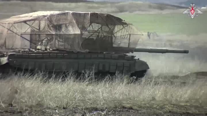 Боевая работа танкистов группировки войск «Восток»