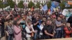 В Германии прошел митинг против поставок оружия Киеву