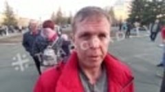 Корреспондент Царьграда Альгис Микульскис посетил митинг в О...