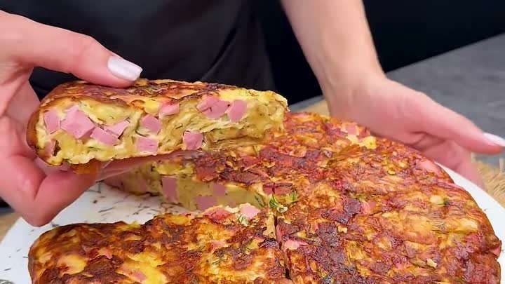 Ленивая пицца из лаваша