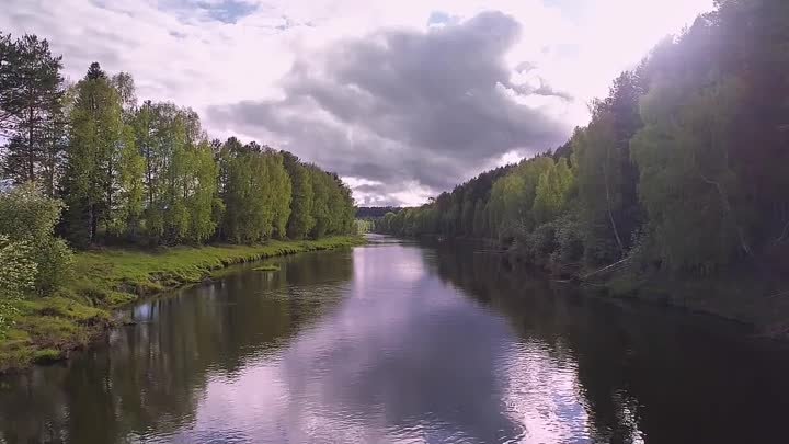 на реке Чусавой в окрестностях Нижнего села