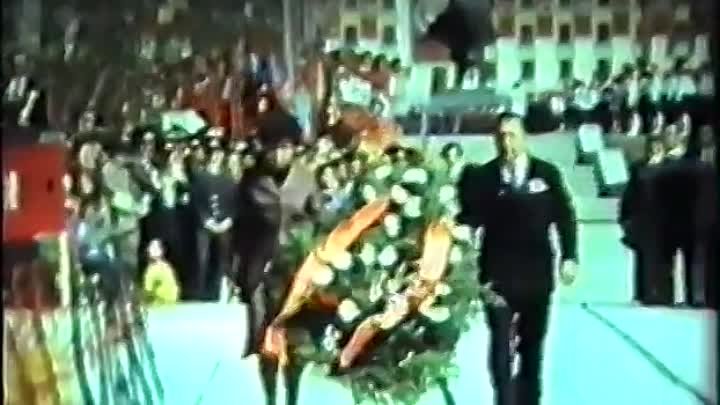 Открытие мемориала погибшим в годы Великой Отечественной войны в 1979 г.