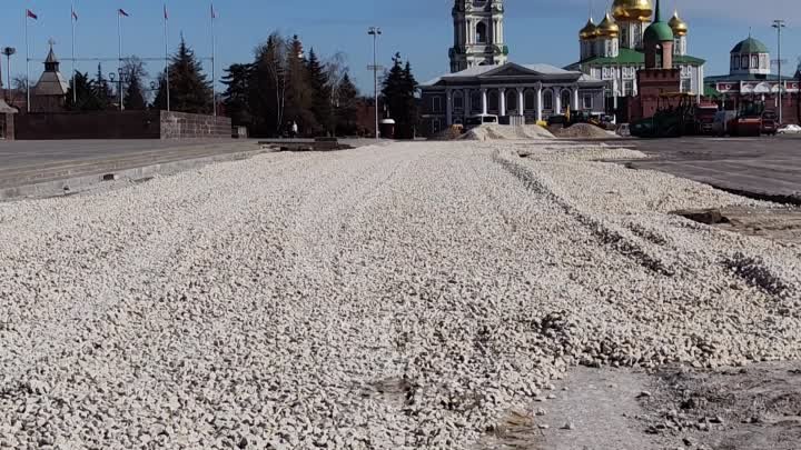 Ремонт на площади Ленина