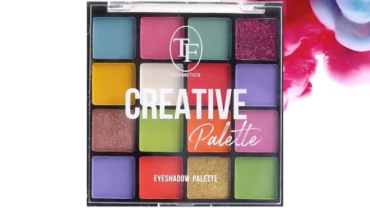 Палетка теней TF CREATIVE PALETTE, 16 цветов, тон 04