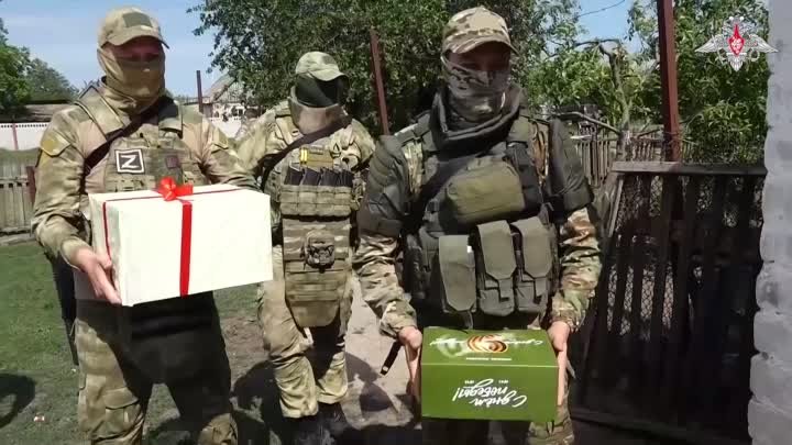 Поздравление ветеранов ВОВ в Запорожской области