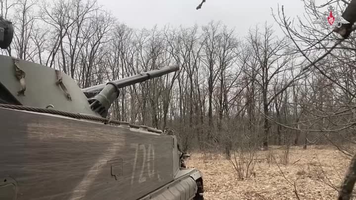 Боевая работа экипажа БМП-3