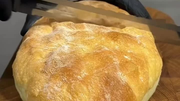 Домашний хлеб без замеса 