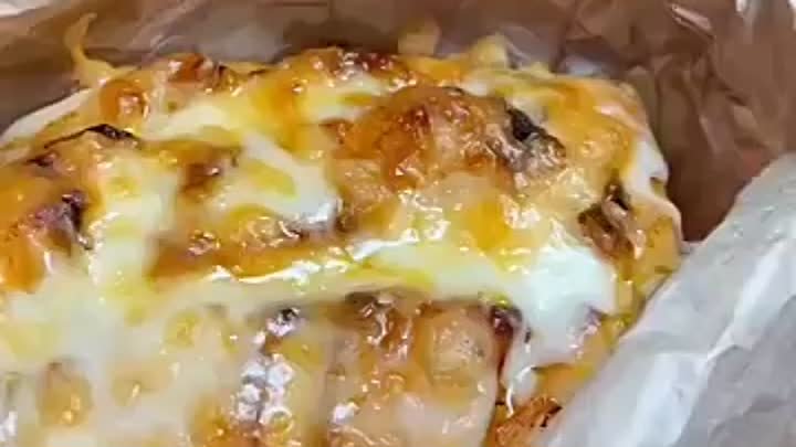Сочная курица с картошкой под сыром
