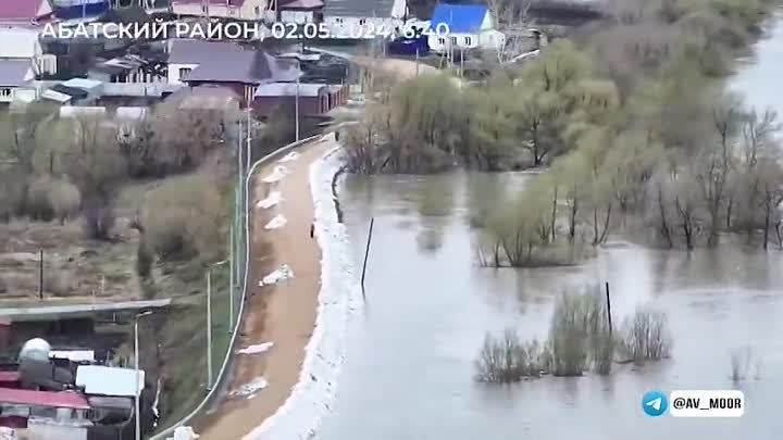 Паводковая обстановка в Тюменской области на 2 мая