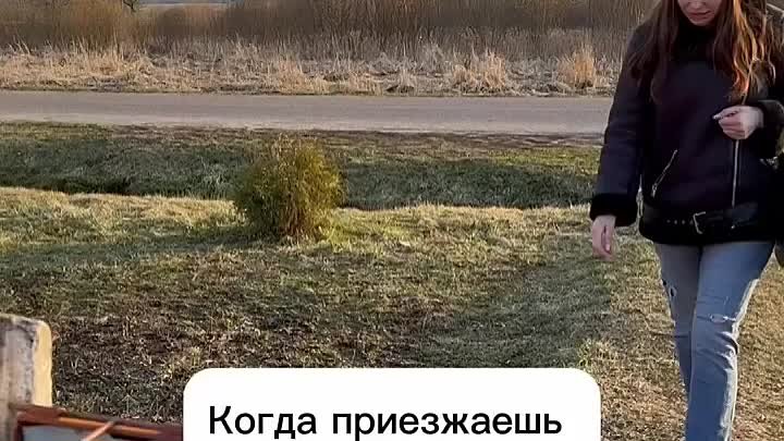 Когда приезжаешь в деревню