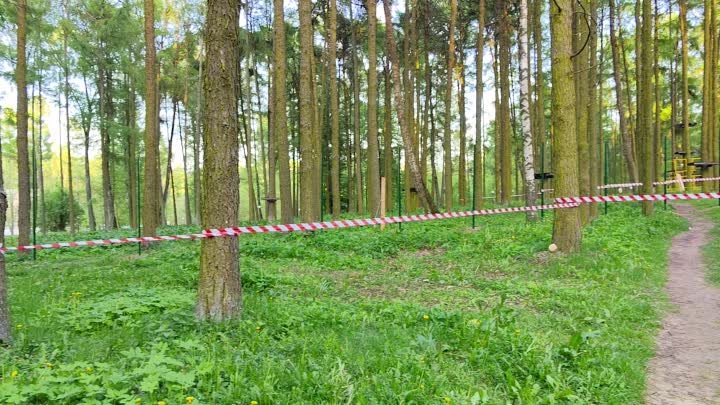 Веревочный парк в Молодечно. Начало