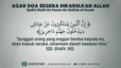 0505 - Agar Doa Segera Dikabulkan Allah - Syaikh Shalih bin ...