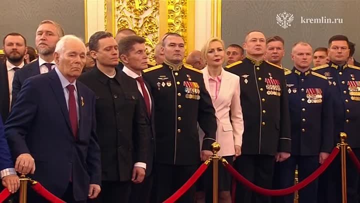 Полное выступление Владимира Путина церемонии