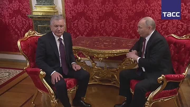 Рабочая встреча Путина и президента Узбекистана
