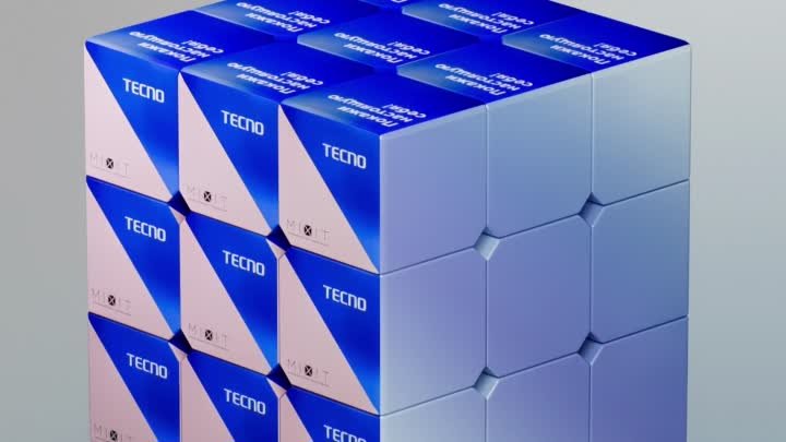 Кубик Рубика от TECNO x MIXIT