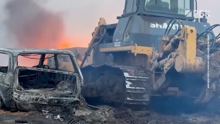 Пожары в Иркутской области