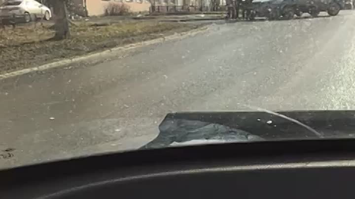 Утреннее ДТП на Ленинградской
