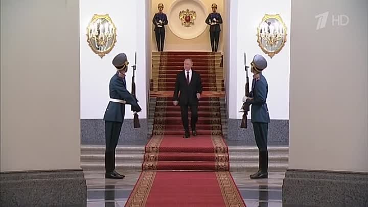 Владимир Путин отправился на церемонию вступления в должность на нов ...