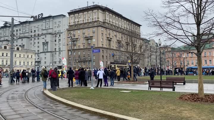 Парад трамваев на Лесной улице 