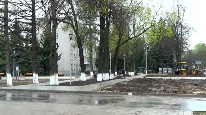 Реконструкция территории около памятника Кубасову и у Стеллы в город ...